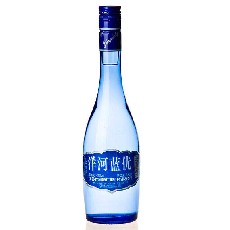 洋河蓝优42度480ml 浓香型白酒