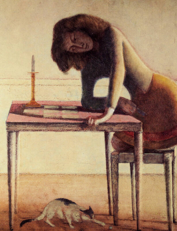 balthus and cats巴尔蒂斯和猫