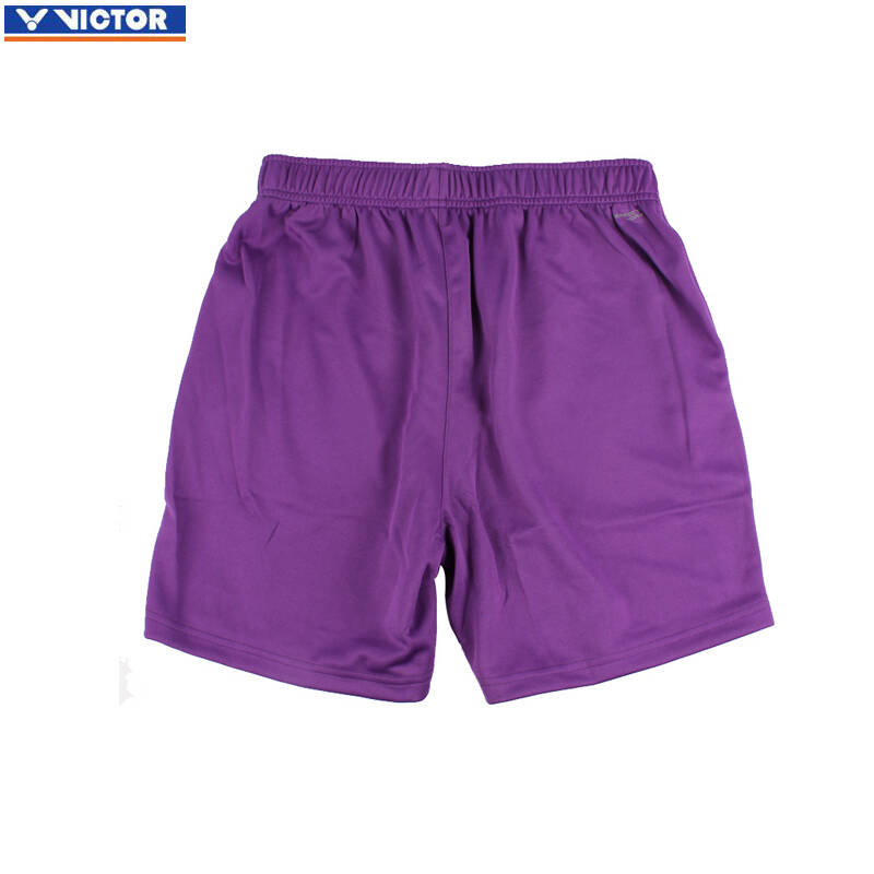 羽毛球服 r-3196女款短裤3096男款短裤 针织 简约百搭款 女款紫色 xxl