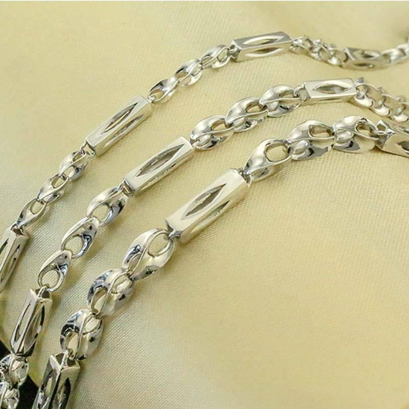 pt950铂金项链 男士项链 男士铂金项链 老板链 白金男