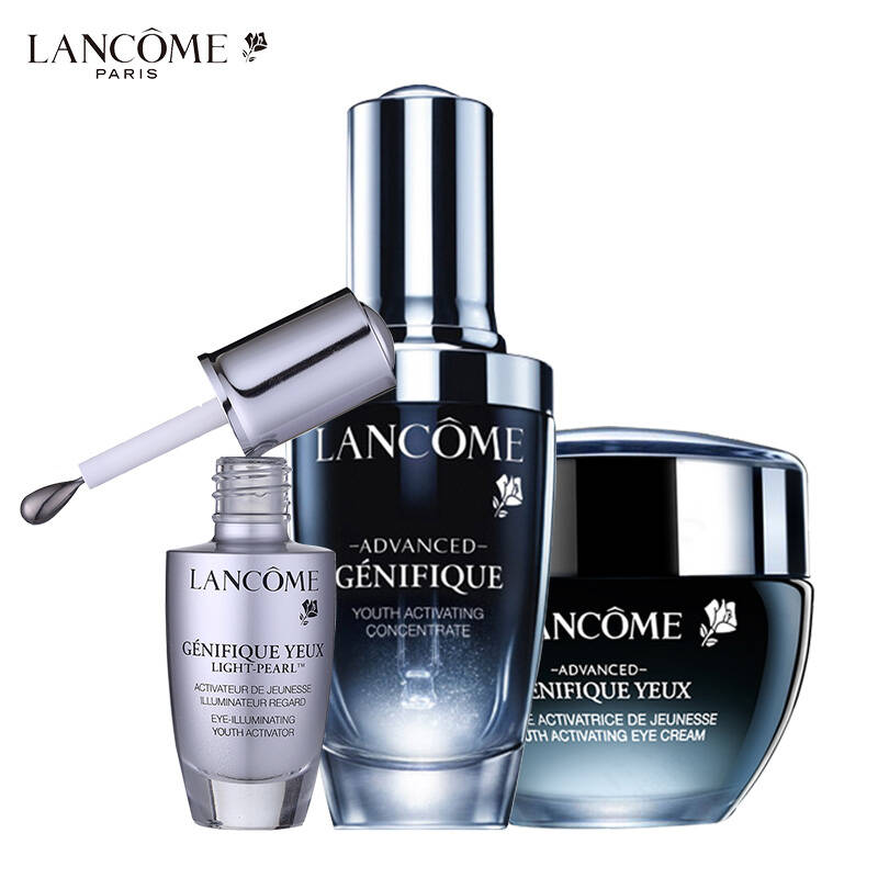 兰蔻(lancome)小黑瓶系列 三件套(肌底液 眼霜 精华)