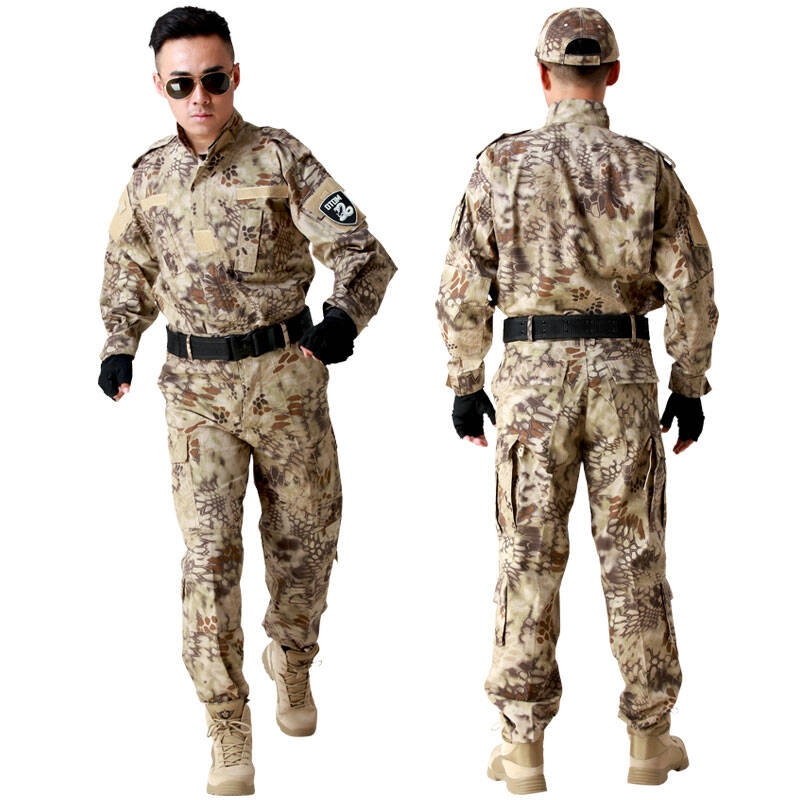 兵行者迷彩服男套装 数码特种兵作战迷彩服 cs战术服