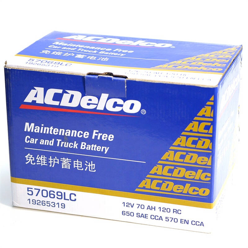 ac德科(acdelco 20-72cn 蓄电池 荣威750/昊锐/速腾1.