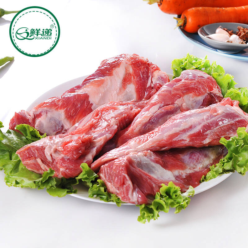 【鲜递 清真羊上脑肉】新鲜外脊肉 1000g 草原宏宝巴盟羊肉 火锅食材炒菜 特供产品 - 京东