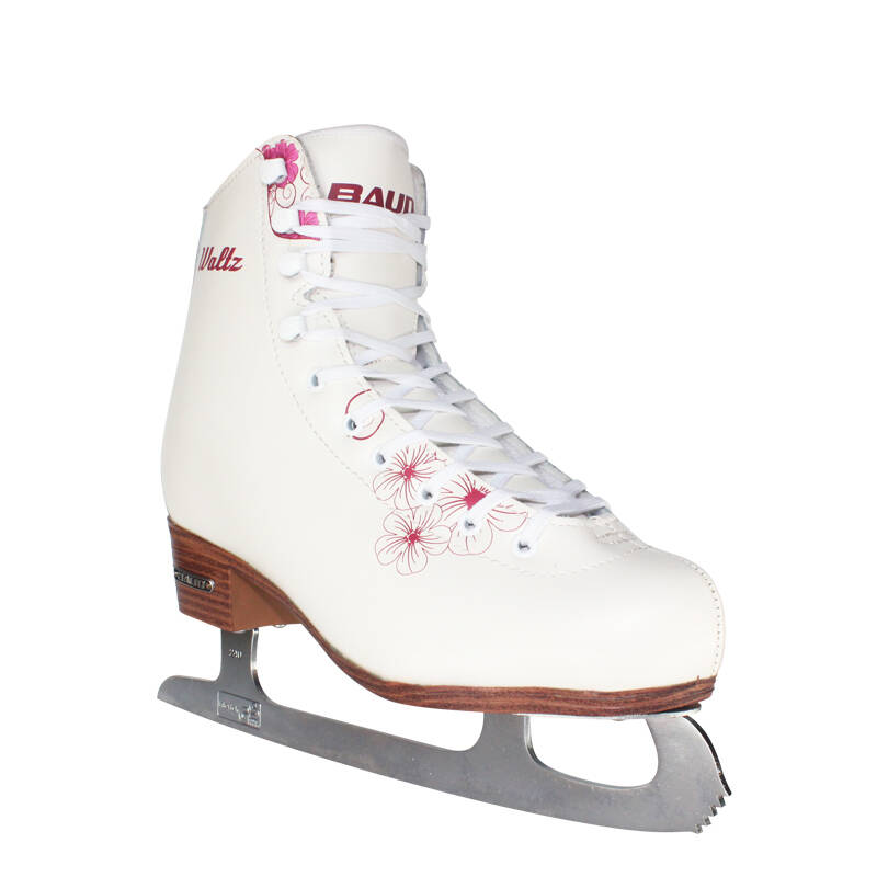 佰德 华尔兹花样冰刀鞋 花式 女士白色成人溜冰鞋 儿童滑冰鞋 zp002