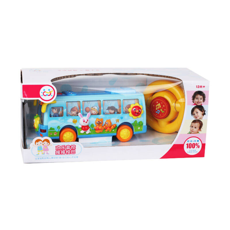 汇乐玩具(huile toys)万向巴士车 音控摇摇校巴 908