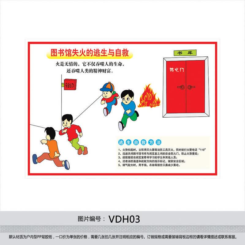 儿童消防安全画报精品展示