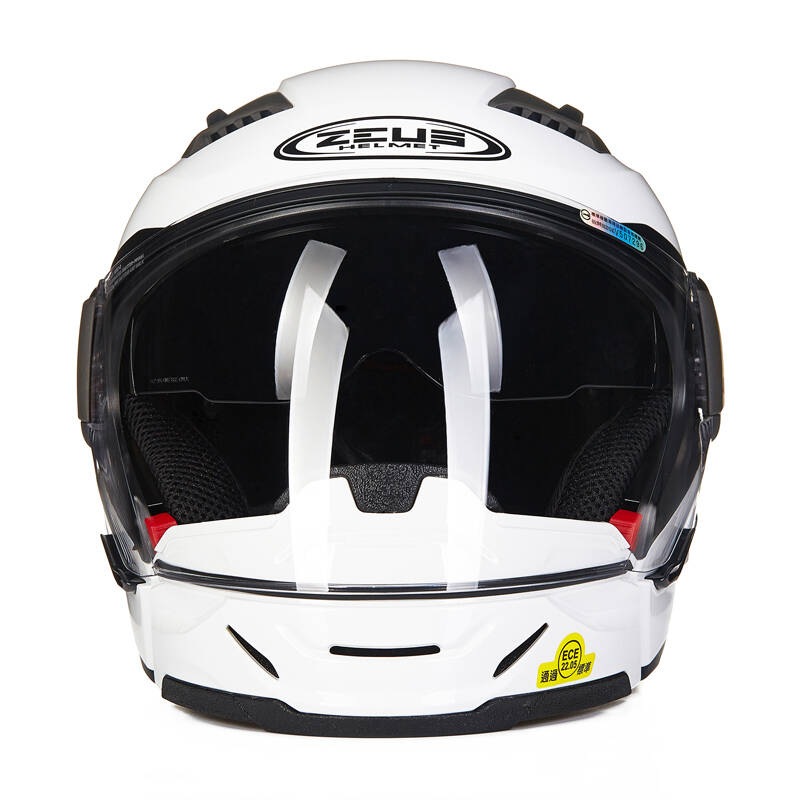 瑞狮(zeus)头盔 台湾摩托车双镜片半盔全盔哈雷盔多功能组合四季盔
