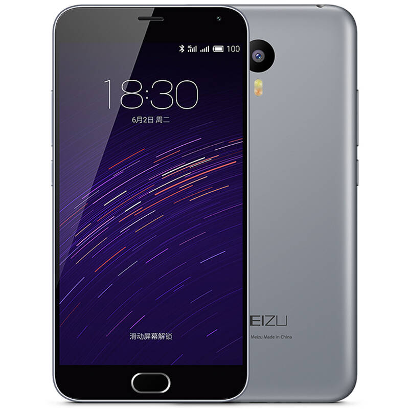魅族 魅蓝note2 双卡双待 16gb手机 灰色 电信4g
