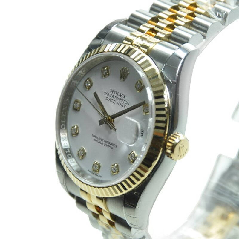 rolex 劳力士 datejust系列精钢手表 116233gwht 白色