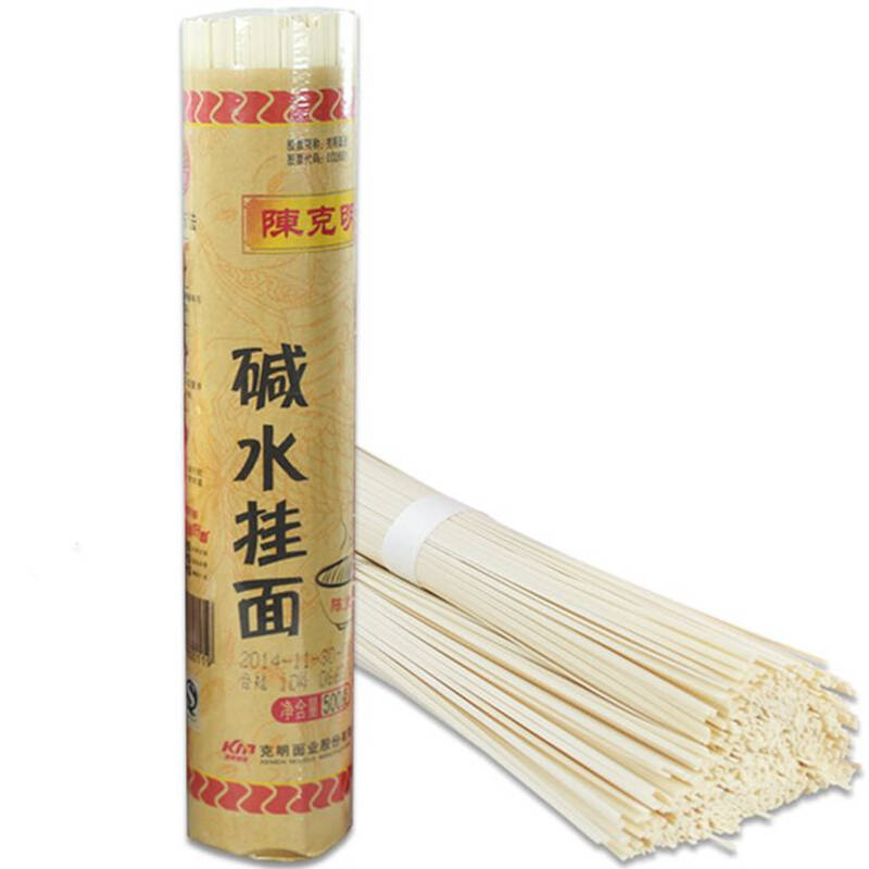 陈克明 碱水挂面 方便面条 500g