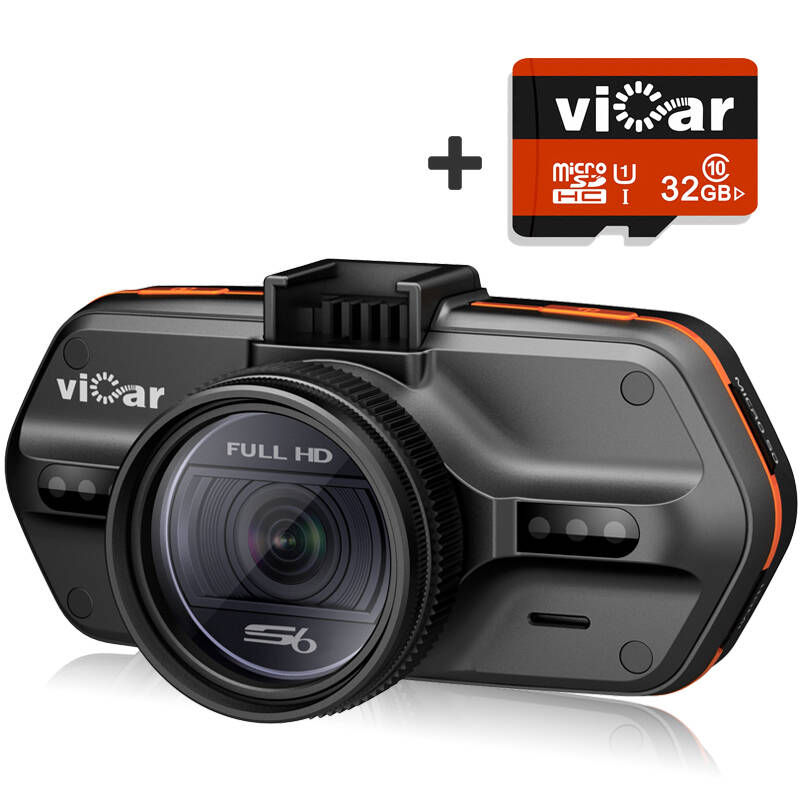 vicar智路行s6 行车记录仪 1296p 超高清夜视大广角 安霸a7 gps轨迹