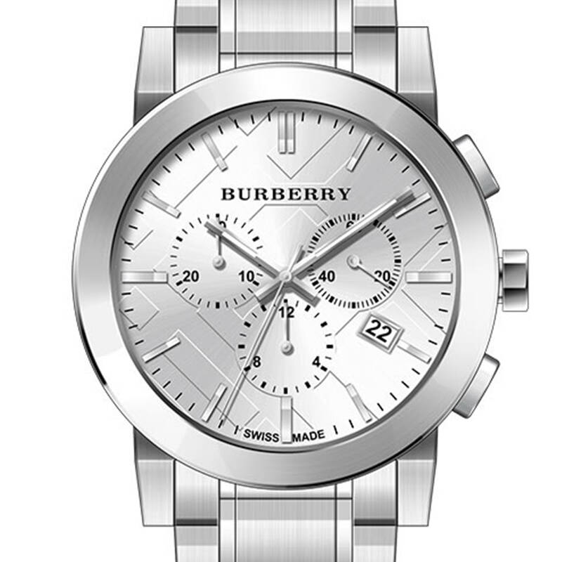 巴宝莉(burberry)手表男士多功能石英表商务休闲时尚男表 bu9350