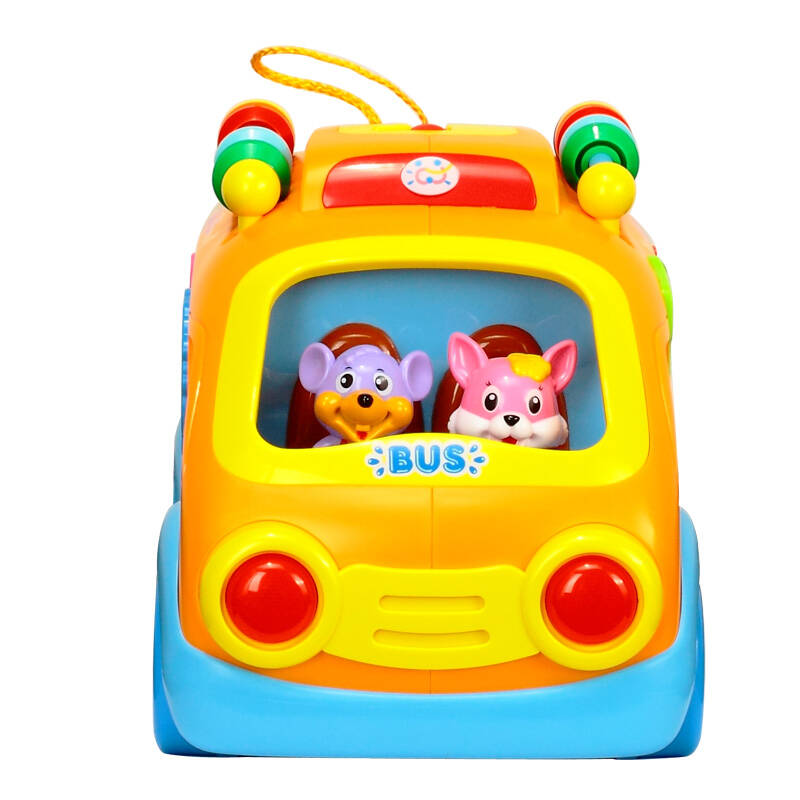 【京东超市】汇乐玩具(huile toys)电动玩具车 开心乐园巴士 带音乐