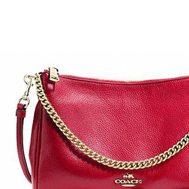 COACH蔻驰 女包 真皮单肩斜跨手提包36666