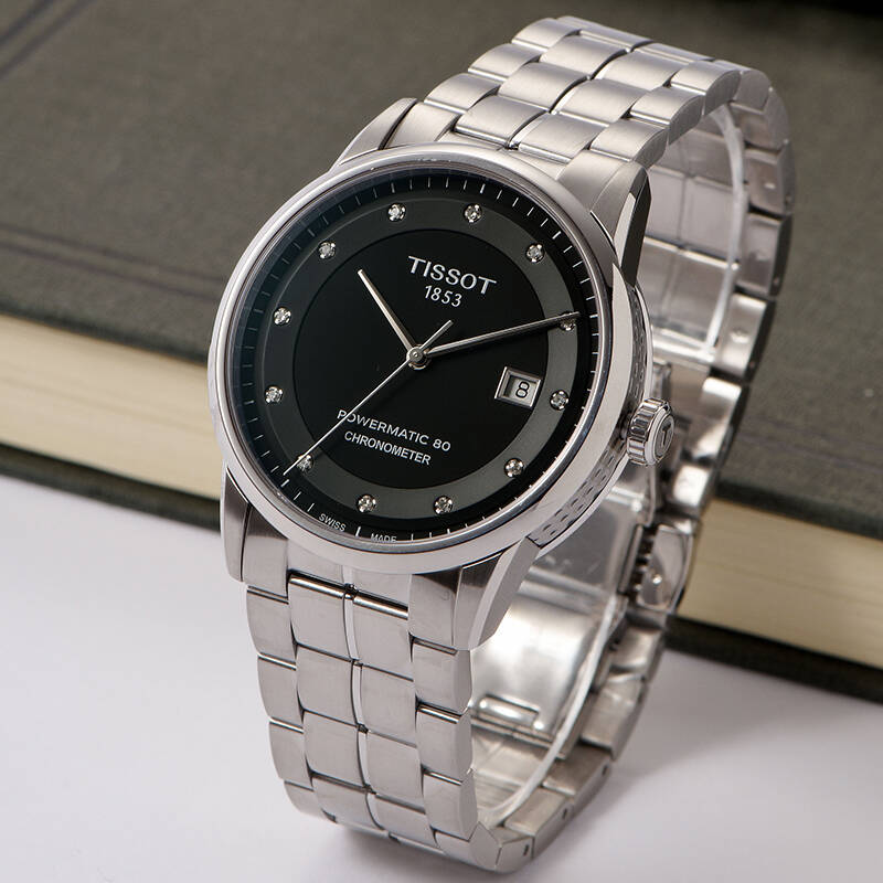 天梭(tissot)手表 豪致系列机械男士手表t086.408.11.056.00