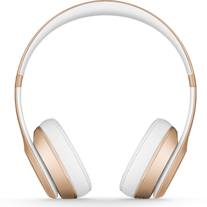 beats solo2 wireless 头戴式耳机 - 金色 蓝牙无线 带麦