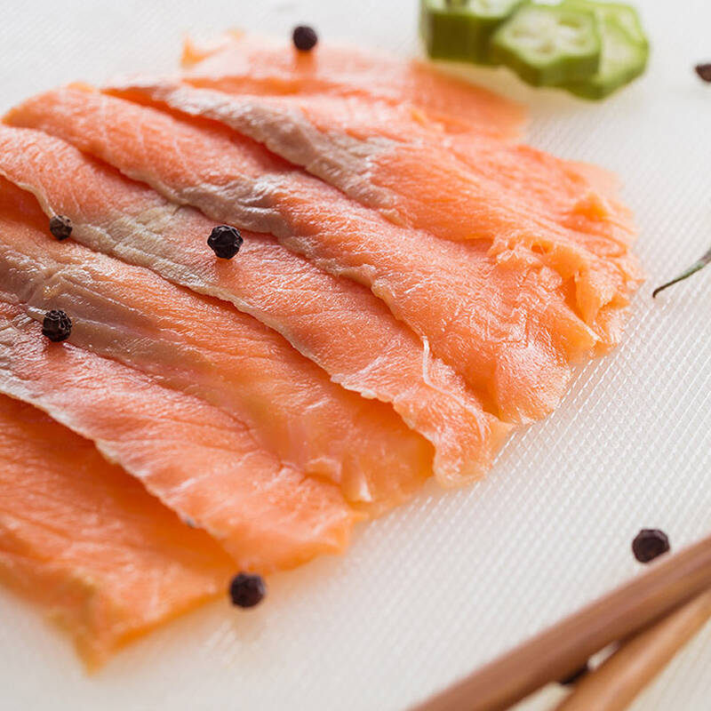 海购时代 挪威冷冻烟熏三文鱼片 200g 盒装 刺身料理