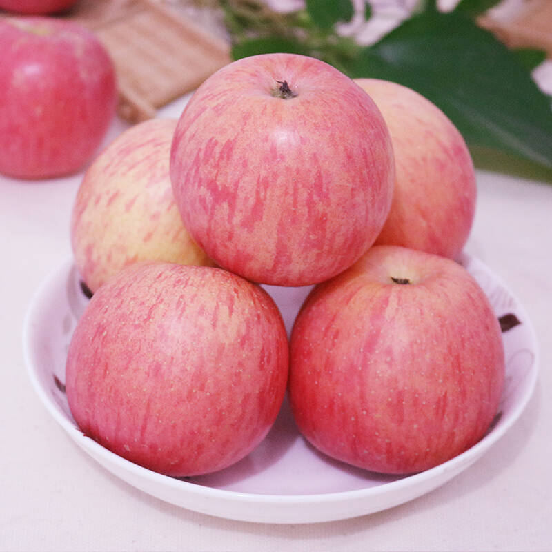 洛川苹果 陕西红富士苹果水果礼盒 15颗90mm大果 4.75