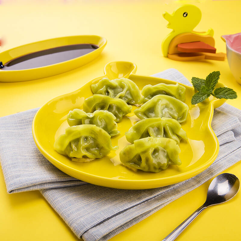 三全 速冻水饺 儿童水饺 菠菜鸡肝口味 300g