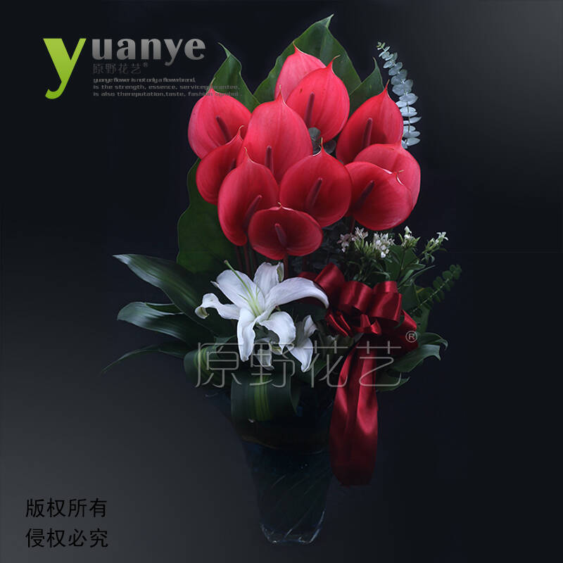 原野花艺温州鲜花速递送男士生日鲜花高端花领导长辈朋友客户送花