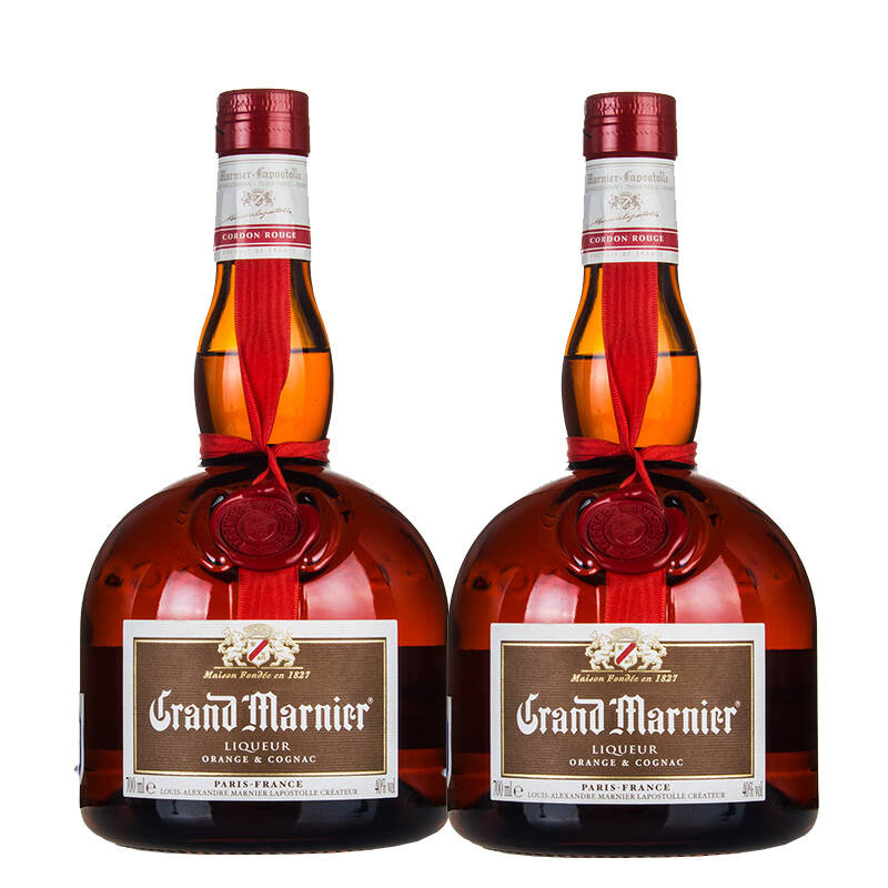 洋酒 法国 金万利 柑曼怡 香橙力娇酒 grand marnier 两瓶