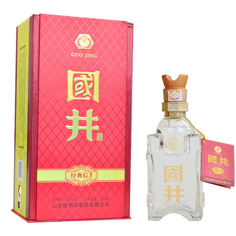 52度 国井经典g3 500ml 高度 芝麻香 白酒