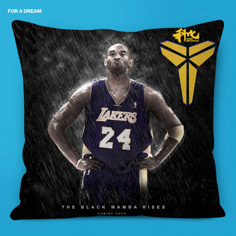 明星系列 NBA巨星科比霸气照片抱枕个性定制