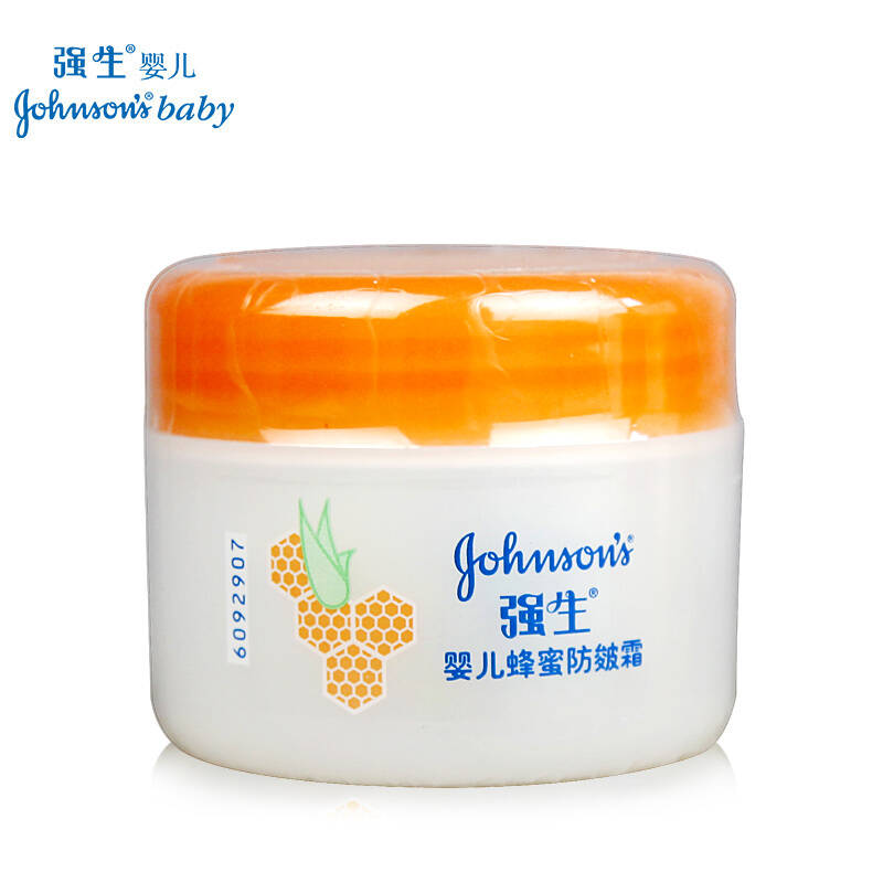 强生(Johnson)婴儿蜂蜜防皴霜60g 舒缓修护皴