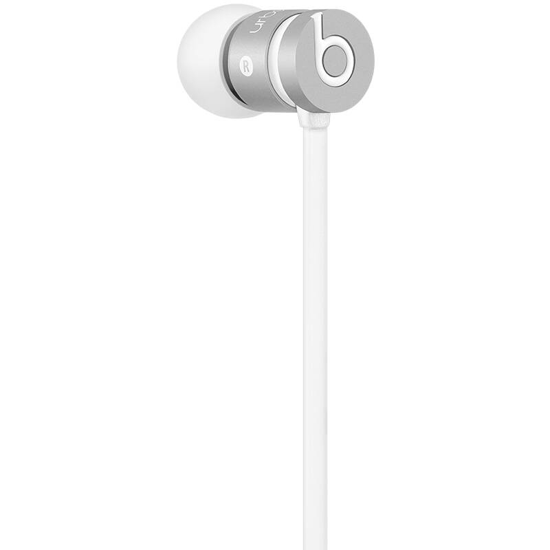 beats urbeats 入耳式耳机 - 银色 手机耳机 三键线控 带麦