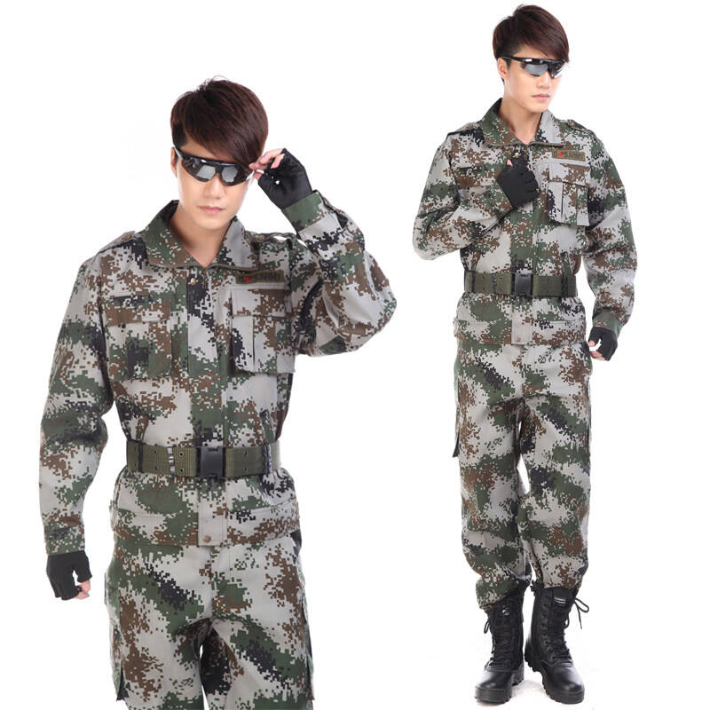 07式 户外训练迷彩 套装运动秋冬套装 07迷彩服 m
