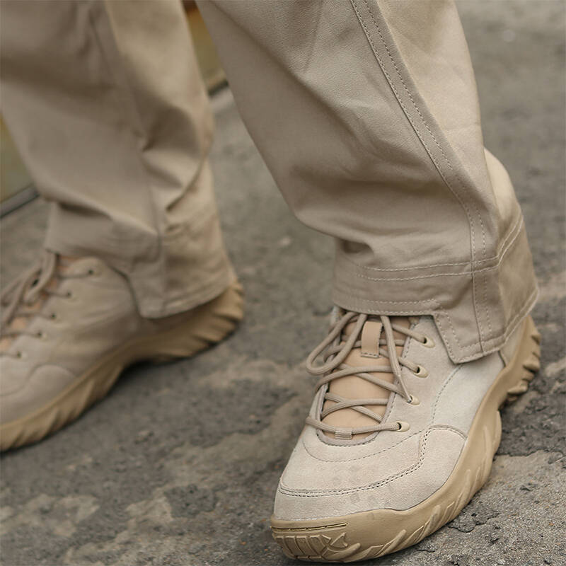 cqb户外休闲徒步鞋男款 沙漠战术低帮作战靴 特种兵战术鞋靴 沙色 39