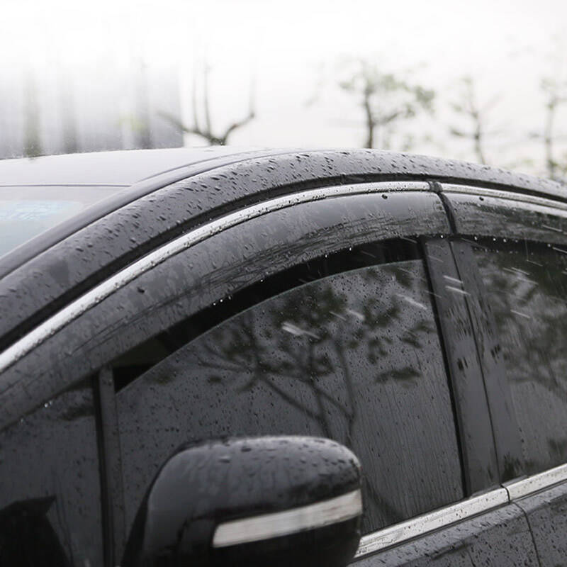 知车行 奥迪专用晴雨挡车窗雨眉雨档改装汽车用品 奥迪a3a4la6lq3q5q7
