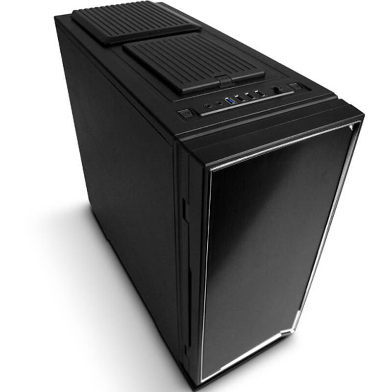 恩杰(nzxt)h2 静音防尘游戏机箱 黑色(原生usb3.