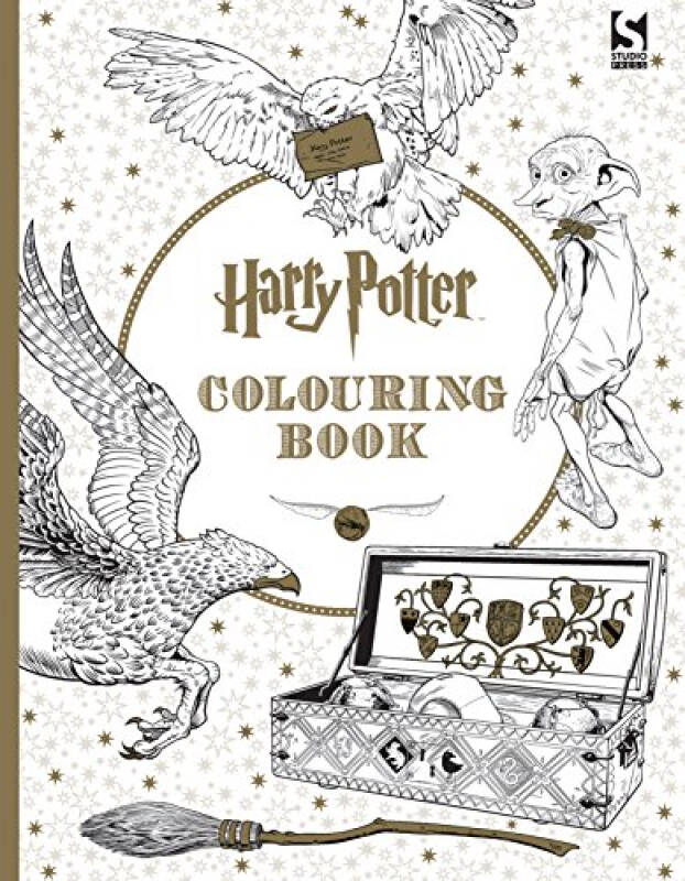 harry potter colouring book