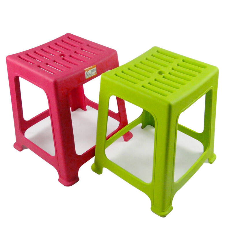 无夕阁 塑料凳子加厚型 钢化 浴室凳子 塑料板凳 0838