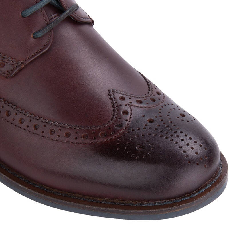 clarks 其乐 男士garnet limit系列栗色皮革系带正装鞋 26067523 9.
