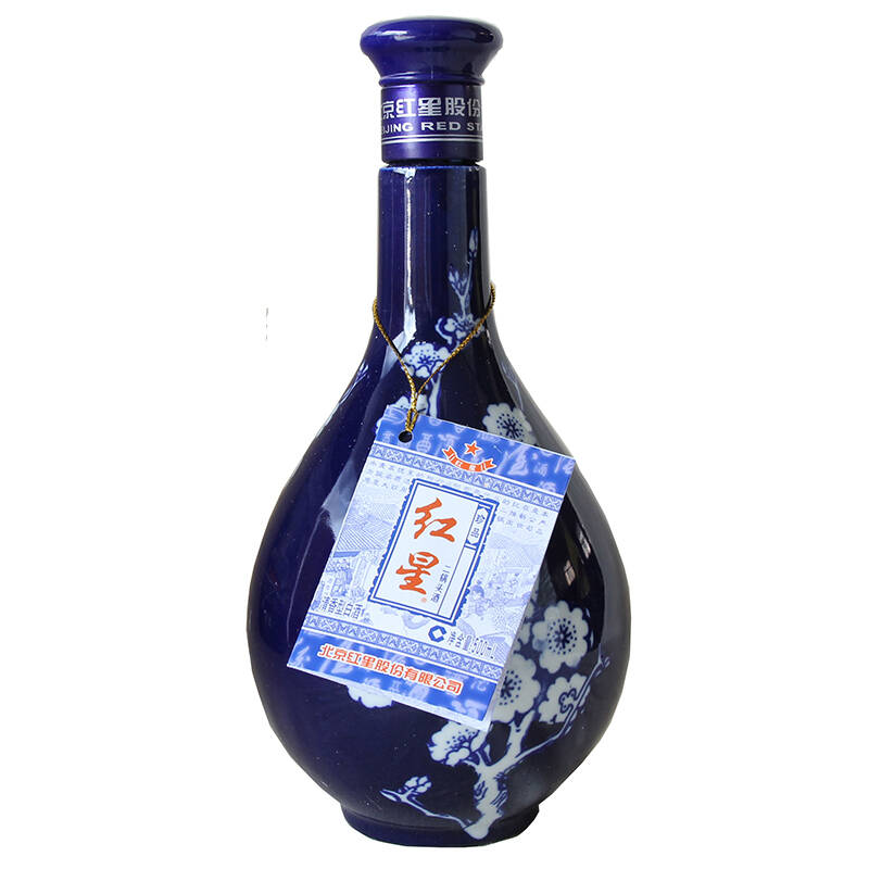 红星二锅头珍品蓝花瓷52度500ml