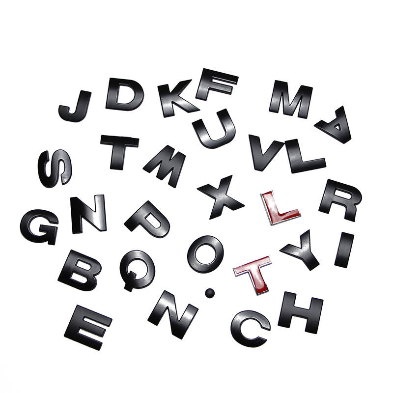 御指环 汽车字母贴 实心金属贴 汽车贴纸 车用英文字母车贴 个性改装