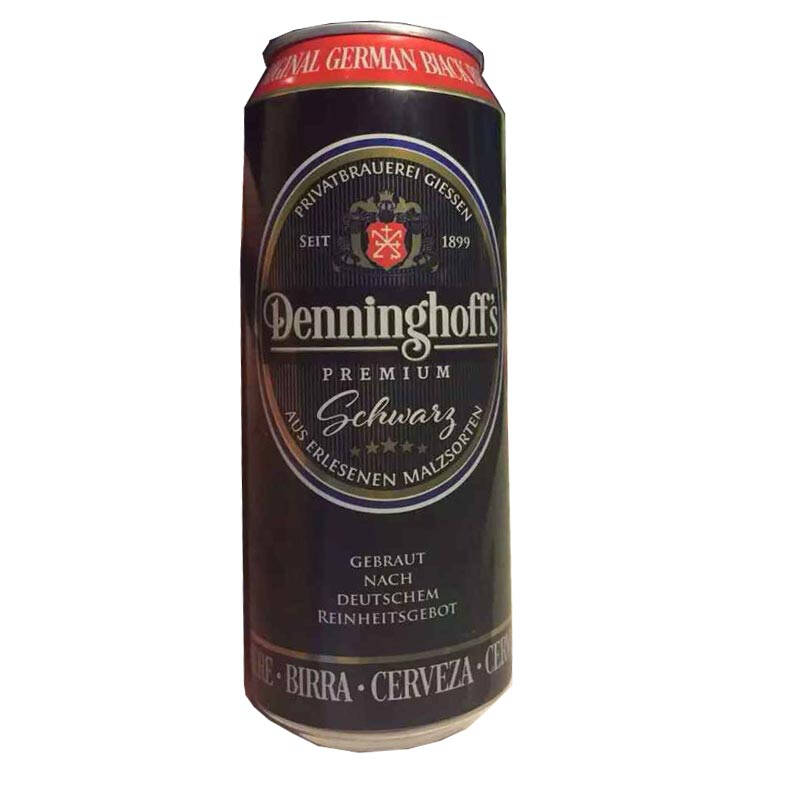 丹尼霍夫 Denninghoff 啤酒黑啤酒500ml*24听