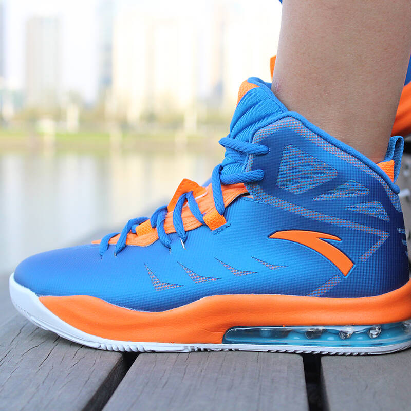 安踏童鞋儿童篮球鞋男童运动鞋高帮2015冬新款休闲跑步鞋31541107 蓝 38 - 京东