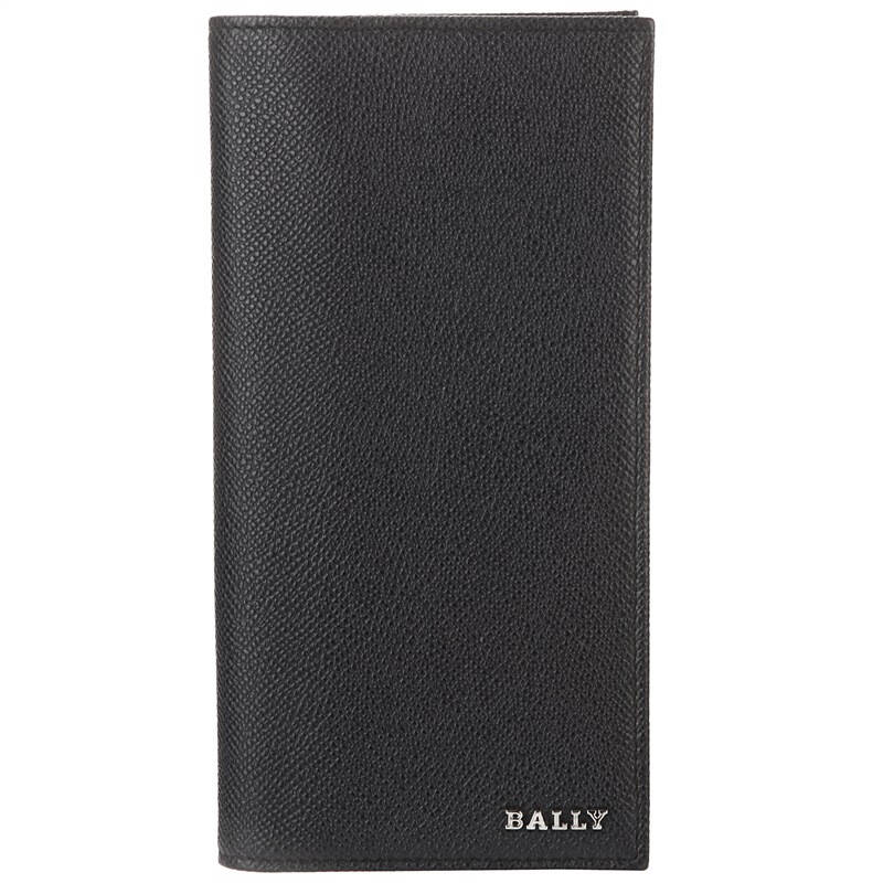 bally 巴利 男款深蓝色牛皮压纹长款钱包钱夹 laliro 217