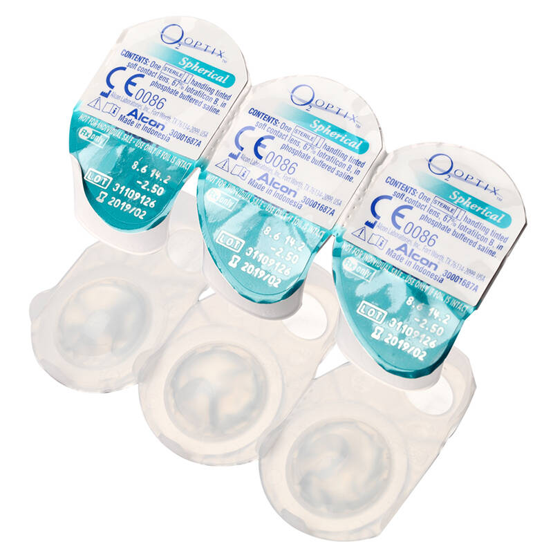 爱尔康(alcon)隐形眼镜视康舒视氧 月抛 3片装 450度