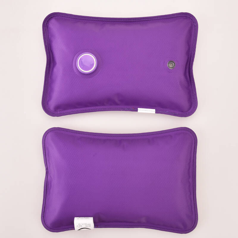 充电暖宝宝冬季保暖热水袋防爆暖手宝电暖宝暖水袋 紫色斜纹