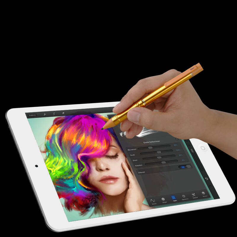 taya主动式电容笔 ipad 平板 超细头 绘画手写笔 高精度 手机触控笔