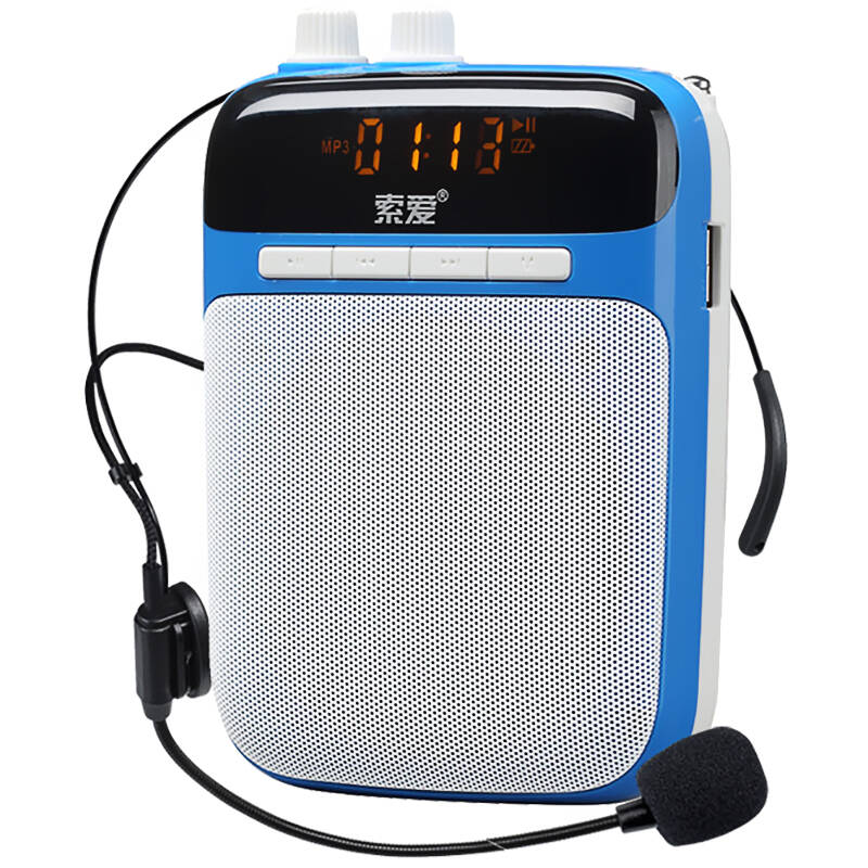 索爱(soaiy)s-318 便携式数码扩音器 小蜜蜂扩音器教学专用教师导游