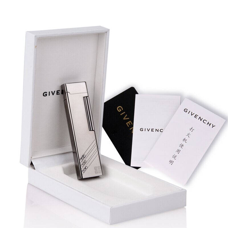 纪梵希打火机 givenchy 充气火石打火机黑冰经典款g9016 强质感生日