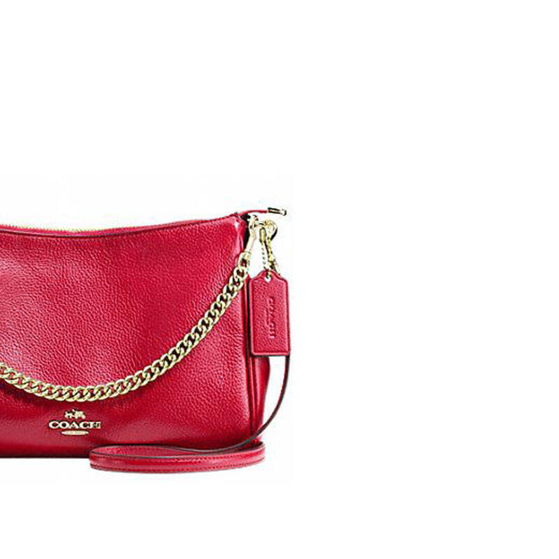COACH蔻驰 女包 真皮单肩斜跨手提包36666