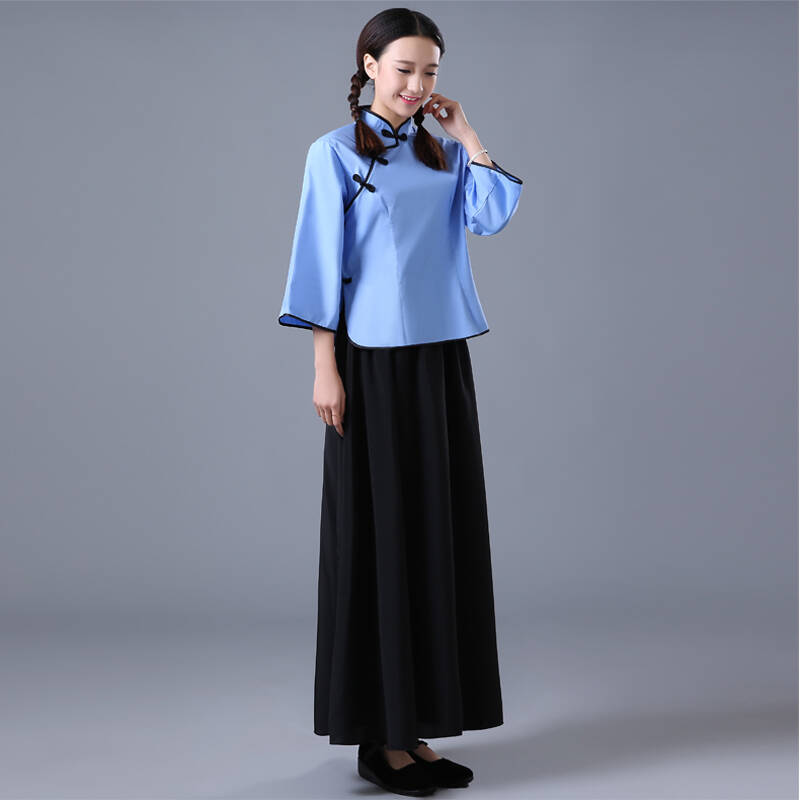 时光叙民国学生装五四青年装民国古装女装班服毕业服集体服舞台复古