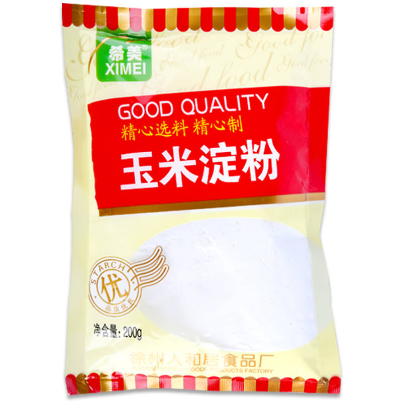 自营 希美 零食糕点心 玉米淀粉 200g袋装